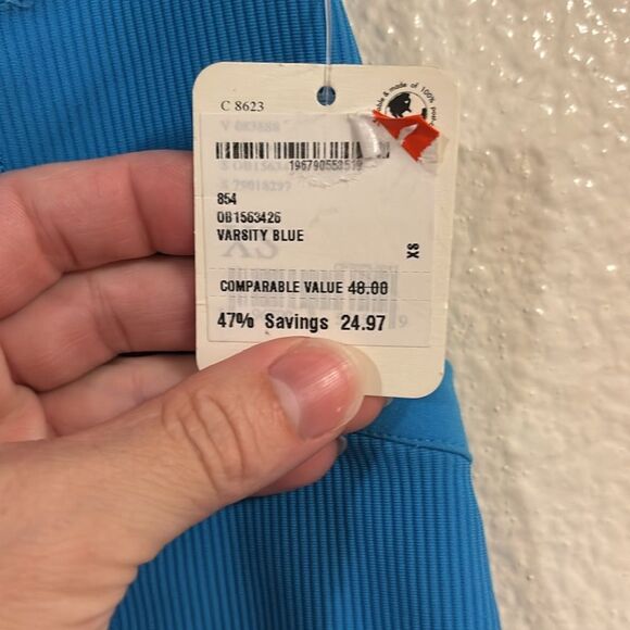 FREE PEOPLE Movement Instant Replay Shorts in Varsity Blue NWT - Picture 4 of 7